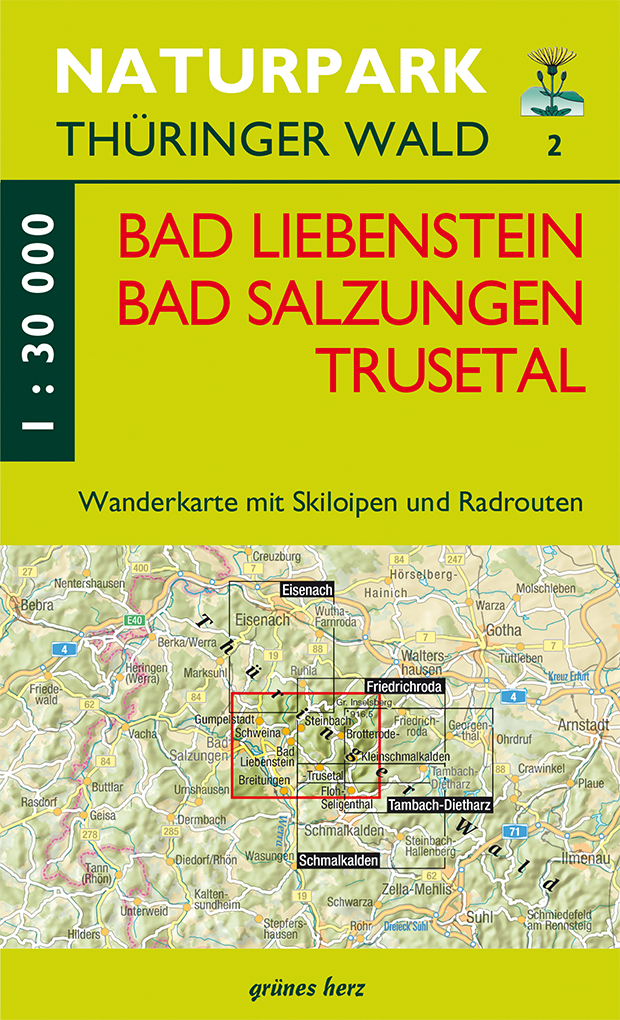 Logo:Wanderkarte Bad Liebenstein, Bad Salzungen, Trusetal