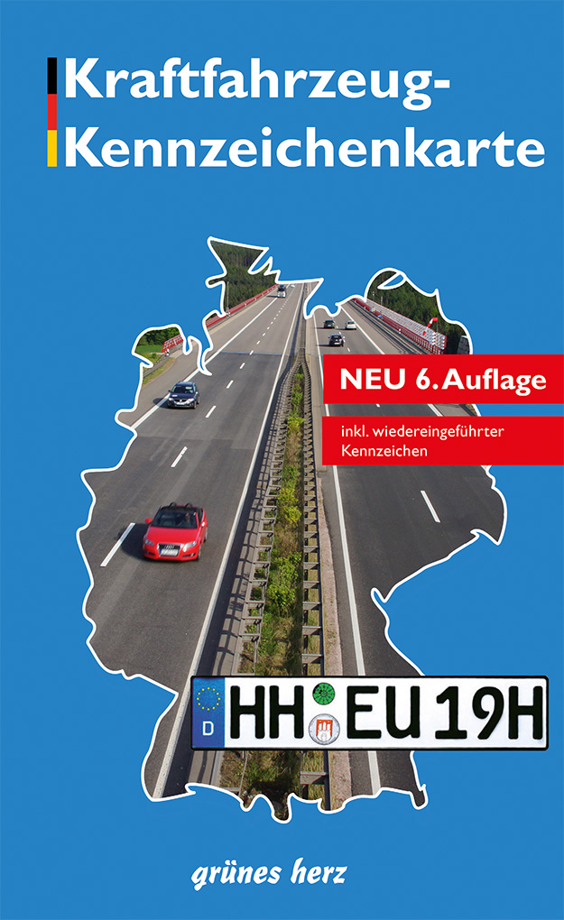 Kraftfahrzeug-Kennzeichenkarte Deutschland