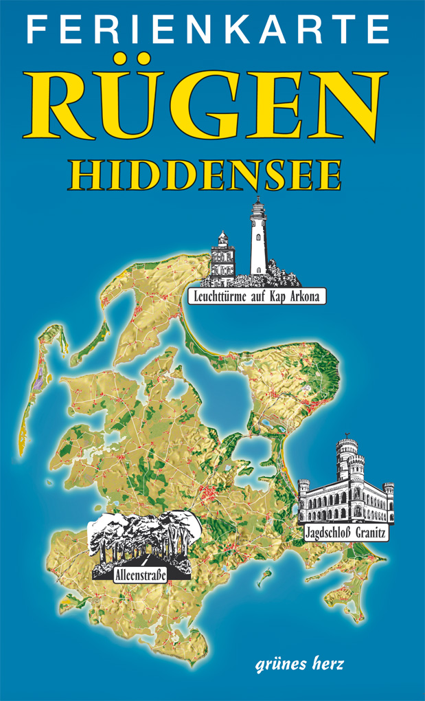 Ferienkarte Rügen  & Hiddensee