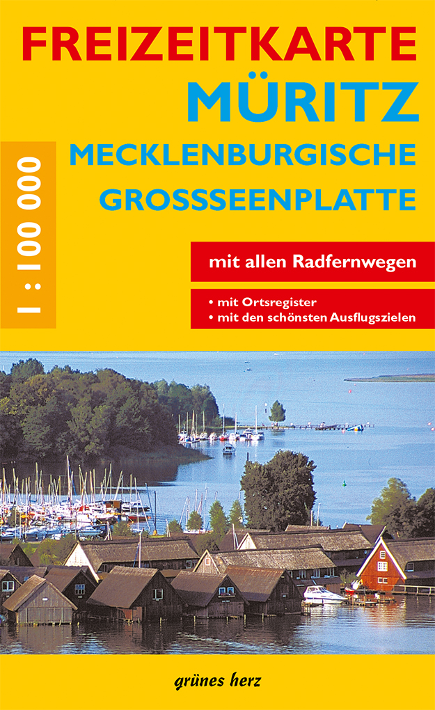 Freizeitkarte Müritz - Mecklenburgische Großseenplatte