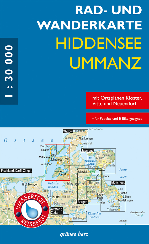 Logo:Rad- und Wanderkarte Hiddensee, Ummanz