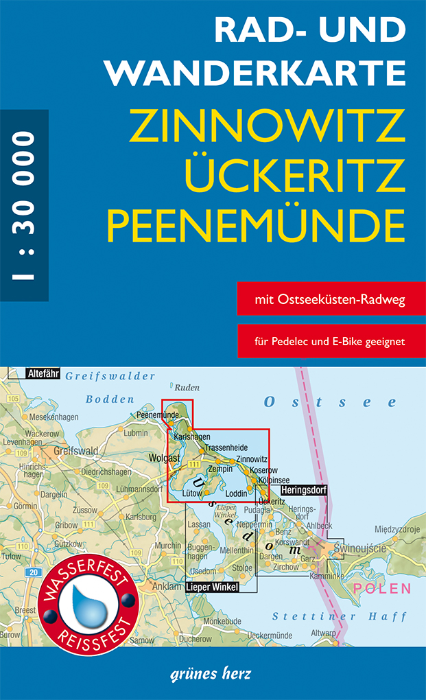 Logo:Rad- und Wanderkarte Zinnowitz, Ückeritz, Peenemünde