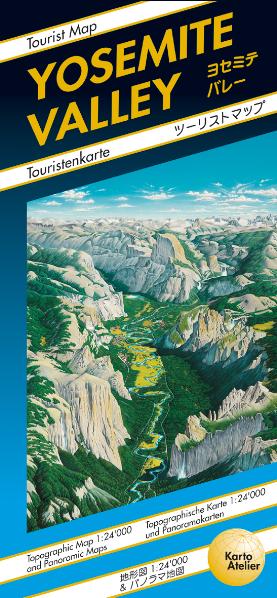 Yosemite Valley Tourist Map (Gecko Maps)