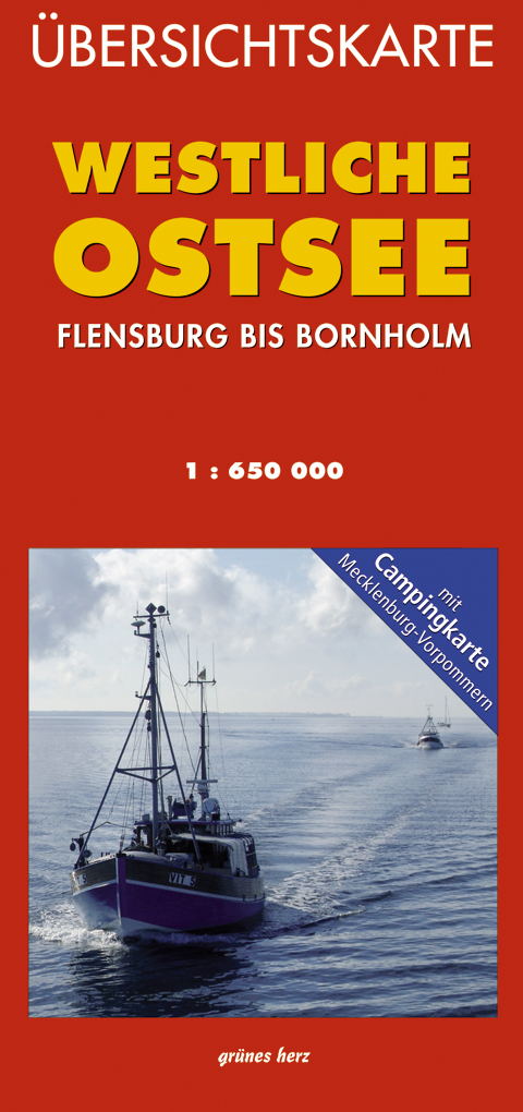 Übersichtskarte Westliche Ostsee - Flensburg bis Bornholm