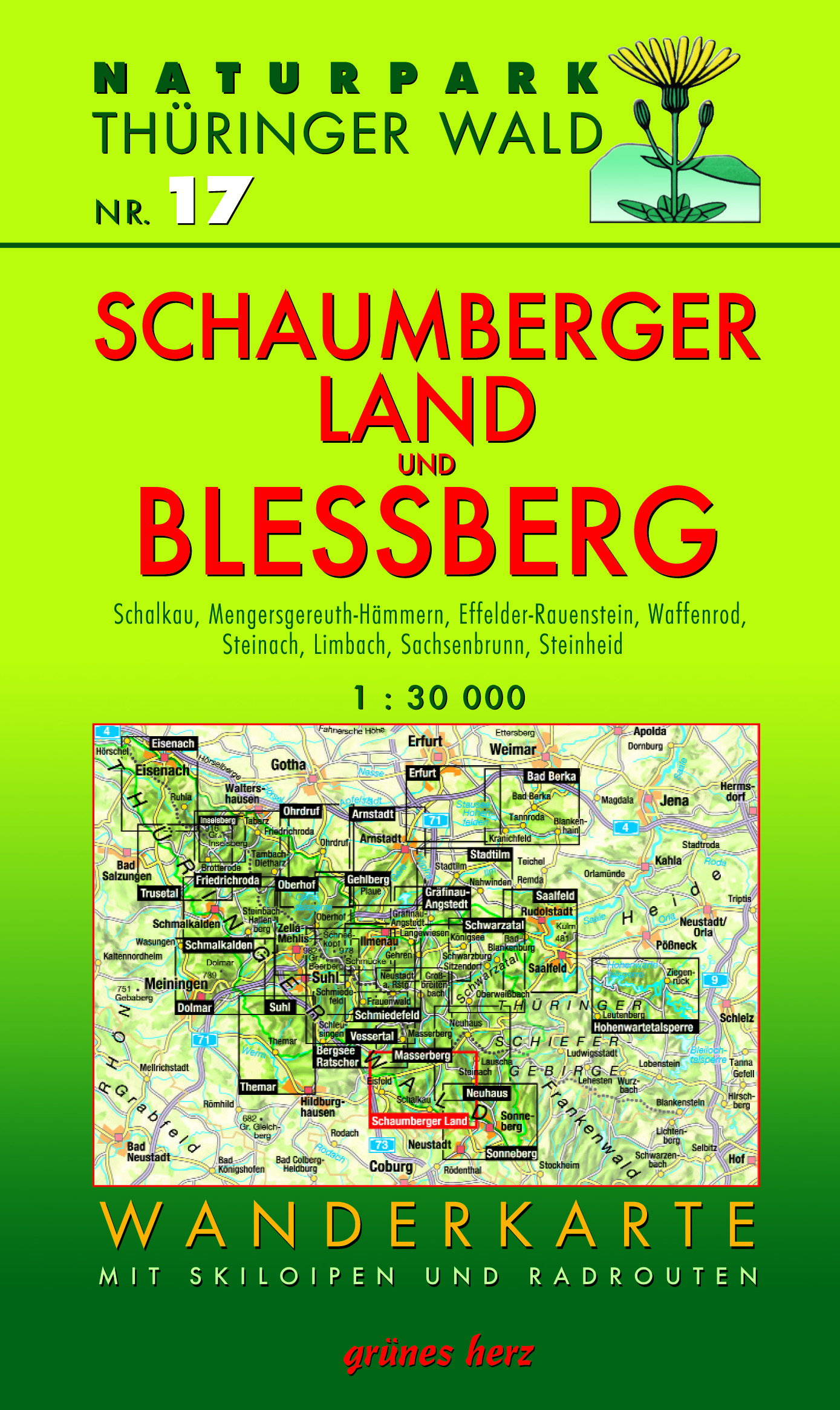 Wanderkarte Schaumberger Land und Bleßberg